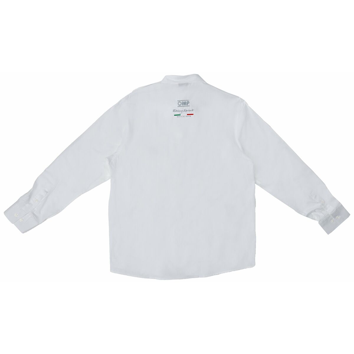 Camisa de Manga Larga Hombre OMP Racing Spirit (L) Blanco