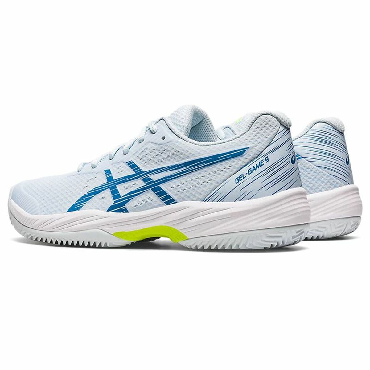 Zapatillas de Tenis para Mujer Asics Gel-Game 9 Clay/OC Mujer Blanco