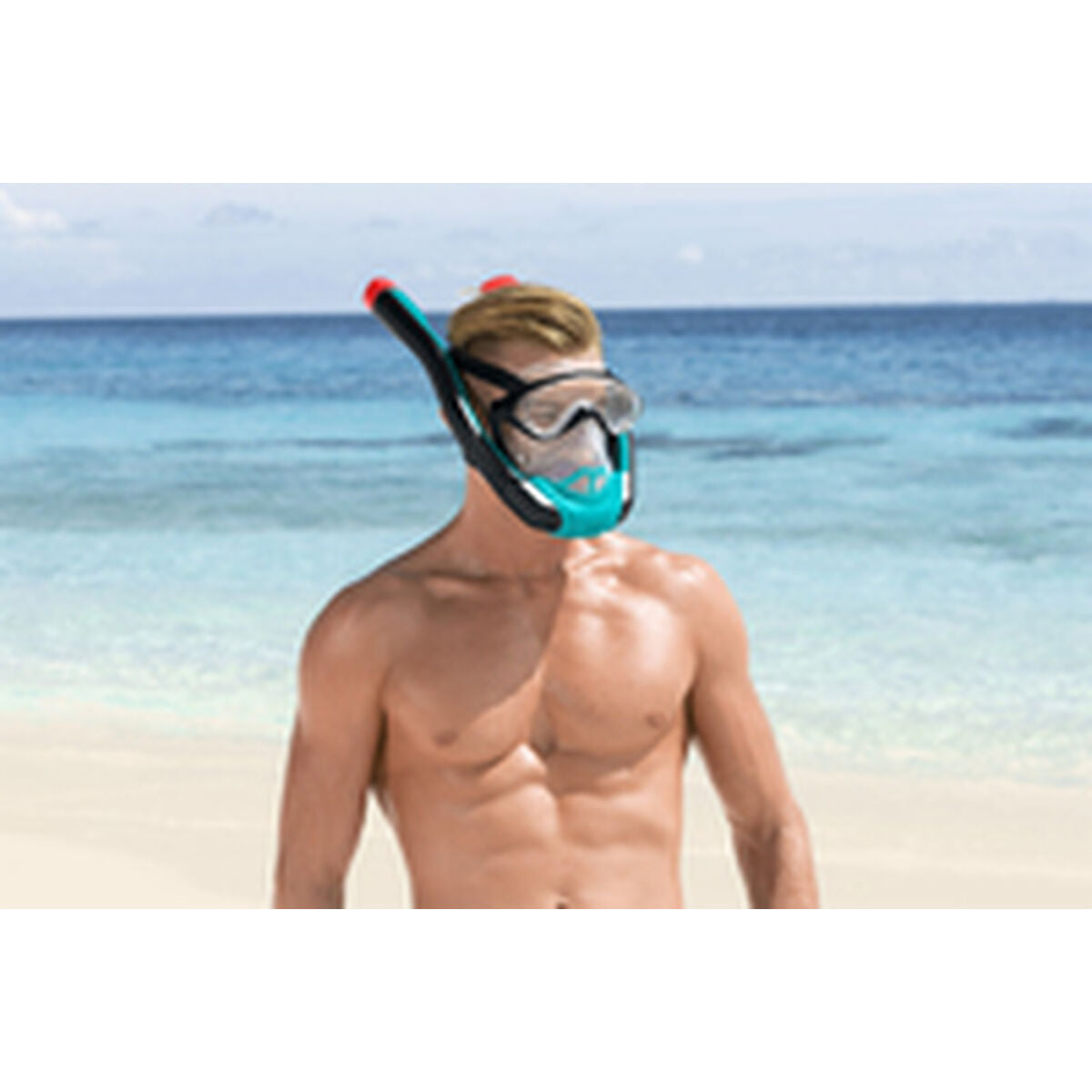 Occhialini da Snorkeling e Boccaglio per Bambini Bestway Multicolore L/XL