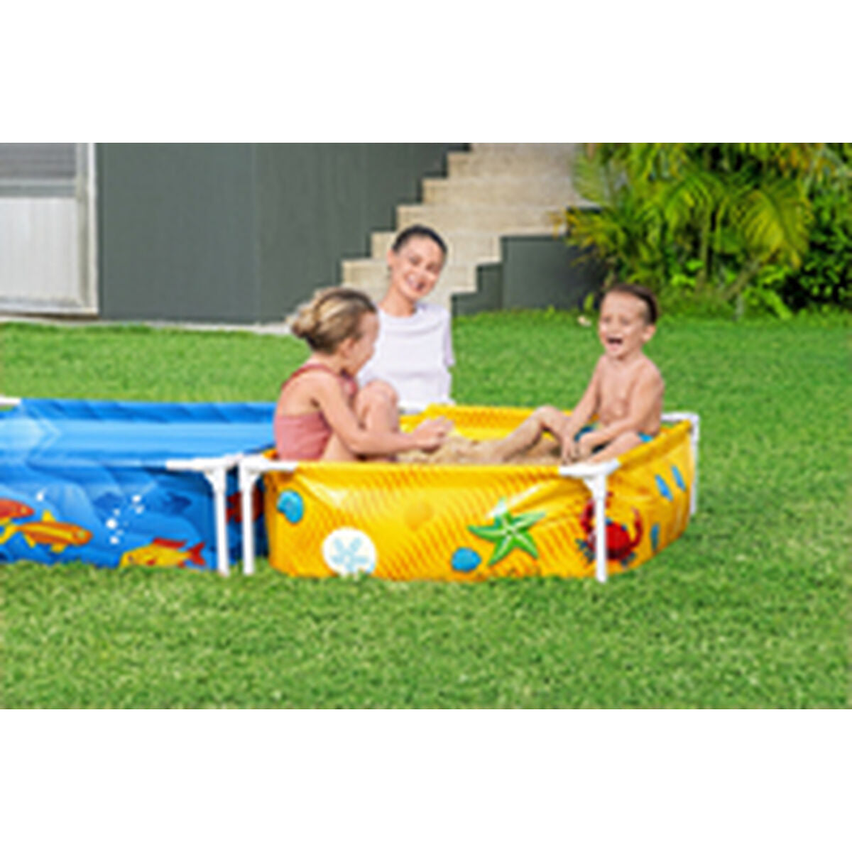 Piscina per bambini Bestway 213 x 122 x 30,5 cm