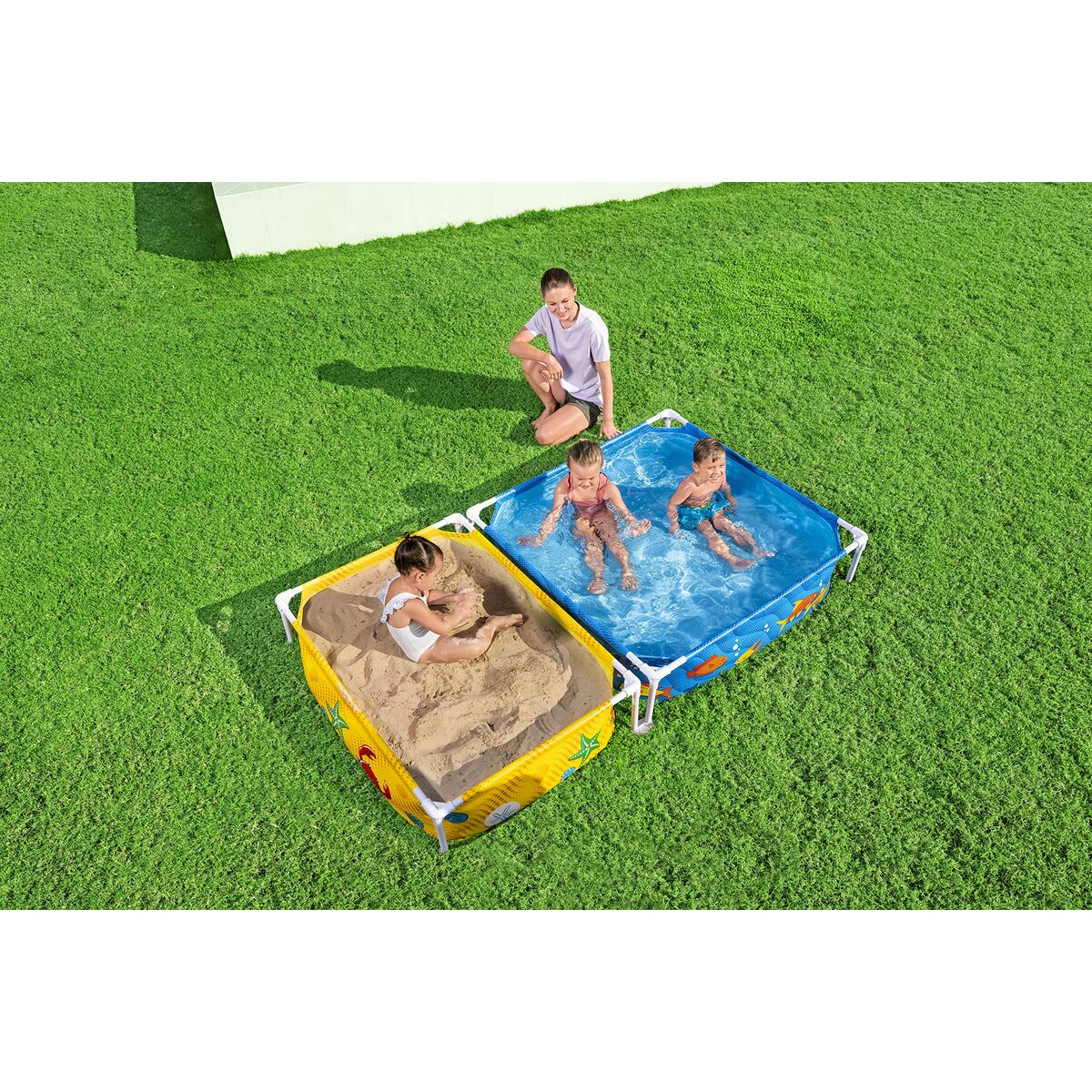 Piscina infantil Bestway 213 x 122 x 30,5 cm