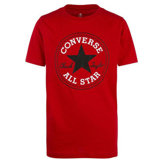Kurzarm-T-Shirt für Kinder Converse Rot 10-12 Jahre